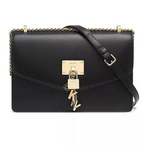 DKNY Black and Gold Crossbody Bag